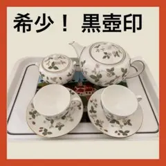 ウェッジウッド ワイルドストロベリーコーヒーカップ　ティーポット　シュガーポット