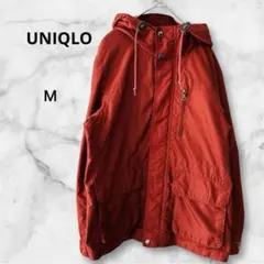 ユニクロ Ｍサイズ マウンテンパーカー ワインレッド フード付き ジャケット