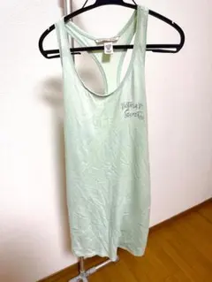 victoria's secret ロングタンクトップ　ミントグリーン　ヨガのサムネイル