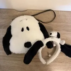 ユニバ　スヌーピー　カチューシャ　ポーチのサムネイル