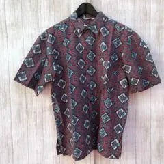 古着 90's 総柄シャツ ヴィンテージ 一点物