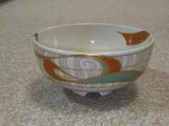 抹茶碗 平茶碗 茶道具 色絵仁清写 友禅画 清閑寺窯 杉田祥平 - メルカリ