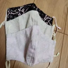 大人サイズ　マスク ハンドメイド　3枚セット