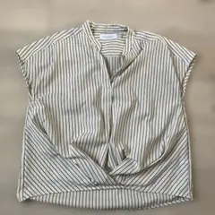 BEAUTY&YOUTH ストライプ半袖シャツ