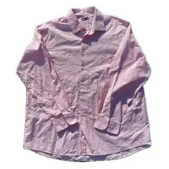 00s VAN HEUSEN シャツ ピンク ビッグシルエット アメリカ古着