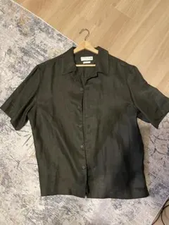 zara リラックスフィットリネンシャツ 美品　サイズM リネン100%のサムネイル