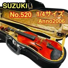 ★限定値下★ Suzuki スズキ　ヴァイオリン No.520 4/4 2008 SUZUKI VIOLIN ( スズキバイオリン ) No.520 送料無料