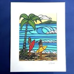 【せんちゃん】　ヘザーブラウン　ジクレー　ピンクジンジャー　絵画　ハワイ Amazon.co.jp: ヘザーブラウン ジクレー ピンクジンジャー 絵画