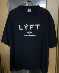 LÝFT LOGO BIG Tシャツ ブラック 黒　XLのサムネイル