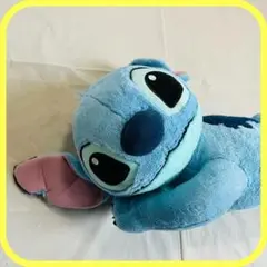 ディズニー スティッチ 寝そべりぬいぐるみ タグ付き