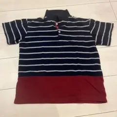 THE SHOP TK ポロシャツ 140サイズ ネイビー/赤/白