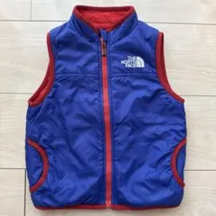 THE NORTH FACE ダウンベスト 青赤