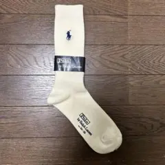 Polo by Ralph Lauren ソックス 24-26 アイボリー