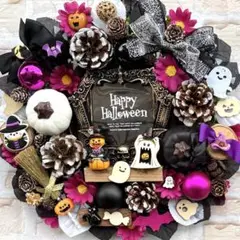 ハロウィン♡フラワーリース