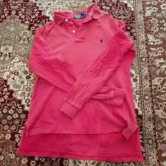 Polo by Ralph Lauren 赤 長袖ポロシャツ L