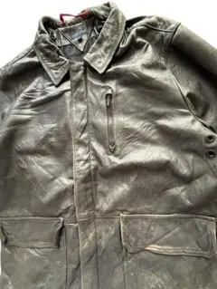 トミーフィルフィガー レザージャケットブラック XLサイズ 温かい！