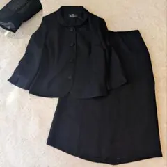 タグ付き未使用品 aquascutum セットアップ 7分袖 9 スカートスーツ