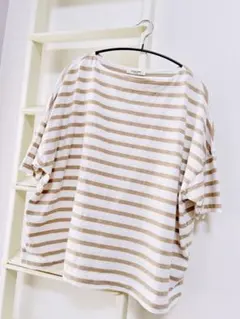 freak's storeフリークスストア⭐︎ベージュボーダーTeeのサムネイル