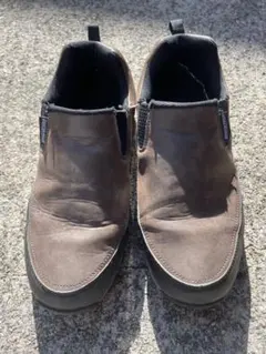 ブラウンレザー スリッポンシューズ　GAViC