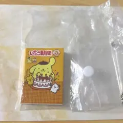 ポムポムプリン いちご新聞 豆ガシャノート NO.374 プリン君 サンリオ