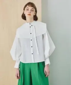 Whim Gazette【THE PAUSE】 ラッフルシャツ美品 - メルカリ