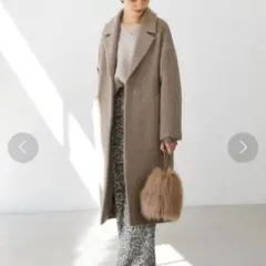 【グリーンレーベルリラクシング】FAbRICA ロング チェスター コート