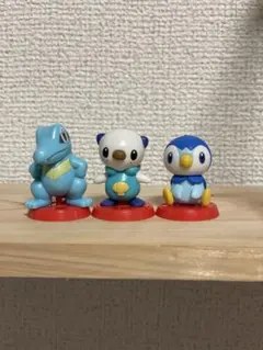 【未使用】ポケモン チョコエッグ3体セット（ワニノコ ミジュマル ポッチャマ ）