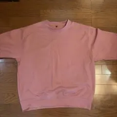 coca メンズ クルーネック スウェット ピンク M