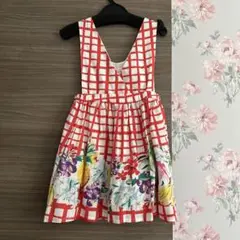 チェスティ★kids フルーツチェックワンピース　130cm
