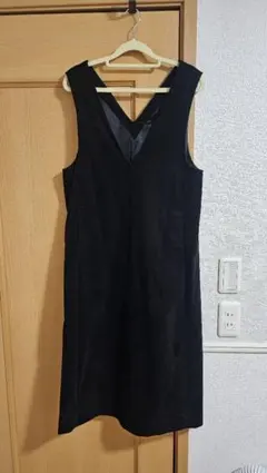 フェリシモ ベロアVネックワンピース