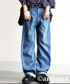 【新品未使用】アンティカ ハイウエストデニム M