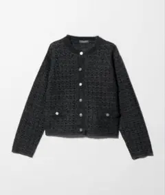 UNITED ARROWS ツイードライク カーディガンジャケット