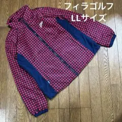 フィラゴルフ♡大きいサイズ　中綿入りジャンパー　レッド系