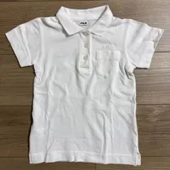 FILA ポロシャツ ホワイト 110cm