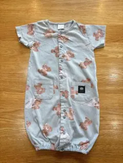futafuta クマ柄ロンパース 50-60