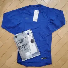 DESCENTEアンダーシャツ　ロイヤル　長袖Sサイズ未使用