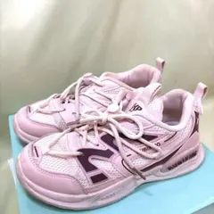 ☆送料無料☆匿名配送☆最終価格☆スニーカー　ピンク　厚底　22㎝