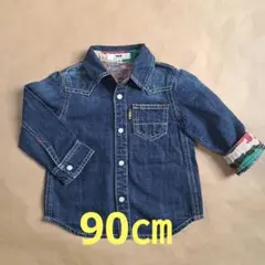 ベビー90 男児デニムジャケット ベベ ワスク ジャケット