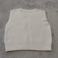 UNIQLO ベビーベスト 90cm アイボリー