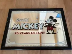 未使用　Disney ディズニー ミッキーマウス パブミラー 壁掛け鏡 当時物 未使用 Disney ディズニー ミッキーマウス パブミラー 壁掛け鏡