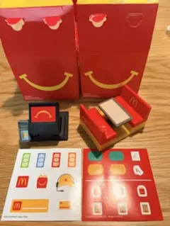 マクドナルドおもちゃ ミニチュアマクドナルド ひみつのおもちゃ
