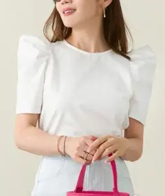 完売商品　liala×pg 猫耳風スリーブカットソー