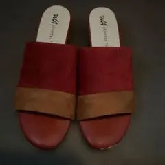 Oriental Traffic スライドサンダル 赤茶