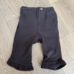 petit main プティマイン　裾フリル　女の子ベビー　ズボン　ボトムス