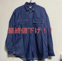 niko and ...JEANS 2022AW デニムダブルポケットシャツ