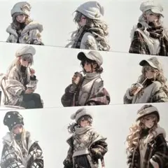 ［K353］素材シート コラージュシート