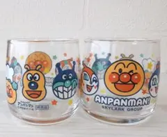 アンパンマン ミニグラス 2個セット　非売品