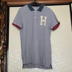 【HILFIGER DENIM】ポロシャツ グレー XLのサムネイル