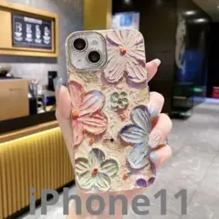 iPhoneケース iPhone11 スマホケース 花柄 フラワー