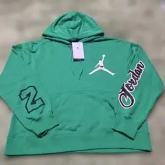 Jordan グリーン フード付きパーカー サイズM 新品未使用 タグ付き
